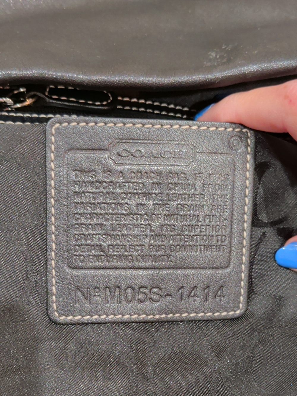 Vintage Coach Legacy / Soho Hobo Slim Duffle Black Leather Shoulder Bag Purse - Picture 11 of 13